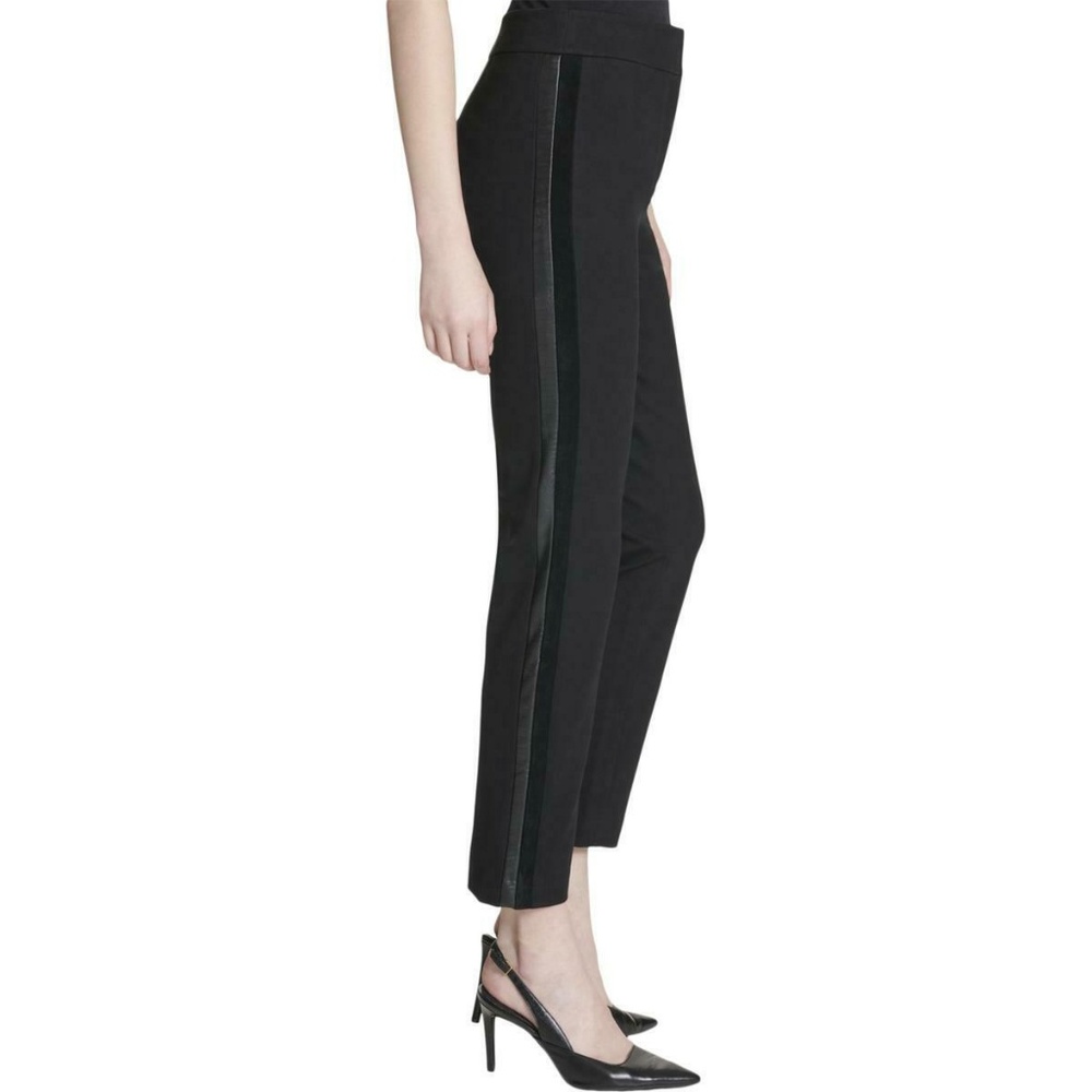 Calvin Klein Faux Leather/Velvet trim Size 10